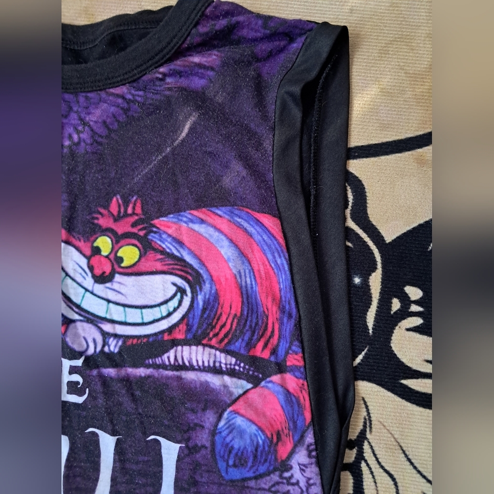 Disney Purple Cheshire Cat Tank Top - Picture 2 of 4